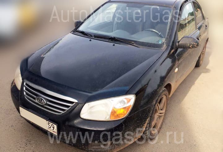 Установка ГБО на KIA Cerato 1.6, ГБО 4 поколения LANDIRENZO, с тороидальным баллоном на 53 л.