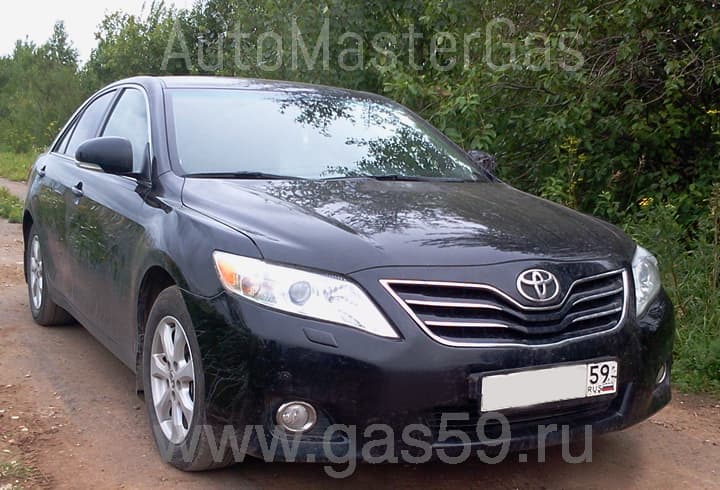 Установка ГБО на Toyota Camry VI 2.4, ГБО 4 поколения BRC Sequent, с баллоном 60 литров