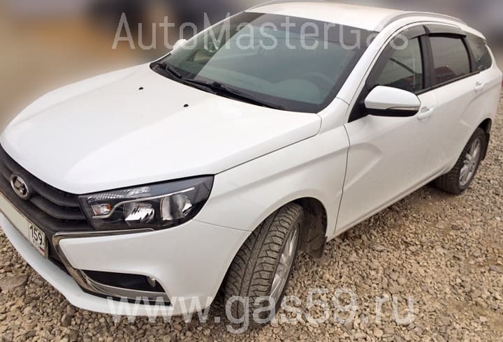Установка ГБО на Lada VESTA SW 1.6, ГБО 4 поколения LANDIRENZO (Италия) c тороидальным баллоном на 53 л.