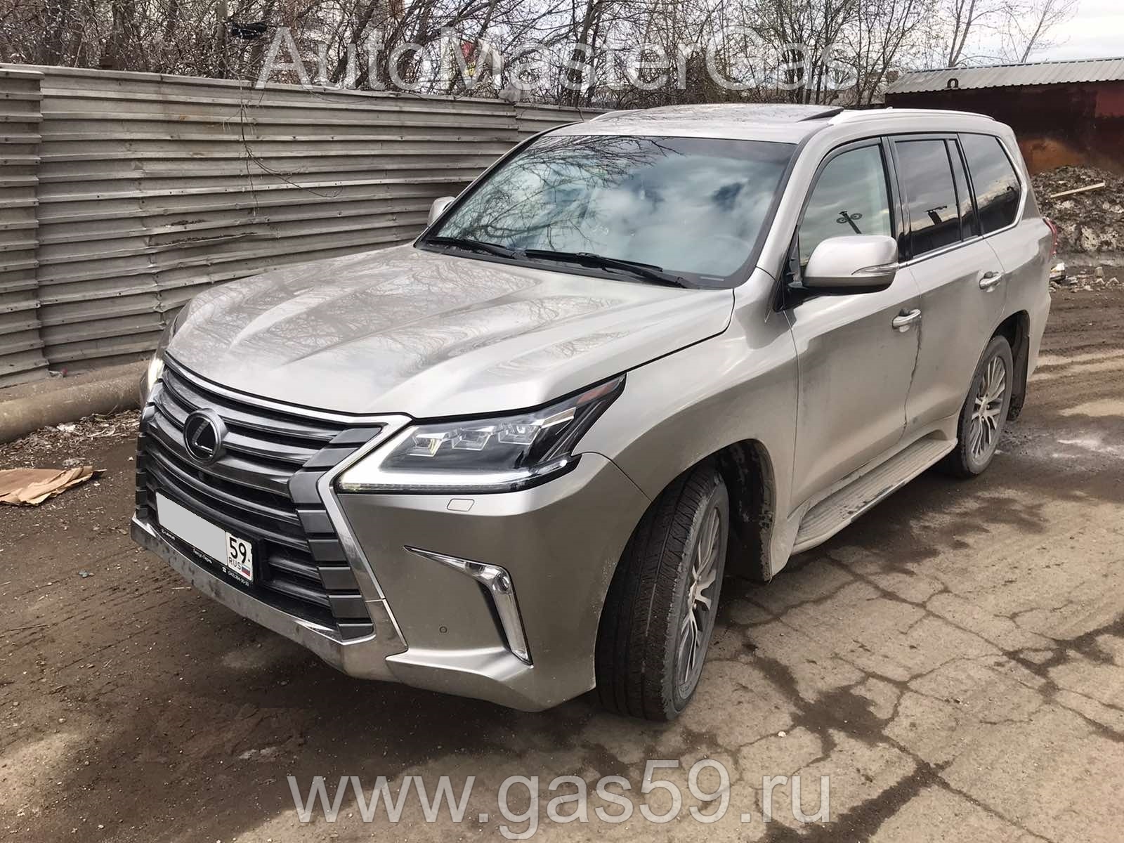 Установка ГБО на Lexus LX 570 2018г., ГБО 4 поколения, метан LANDIRENZO (Италия), двигатель 5.7л. 8 цилиндров
