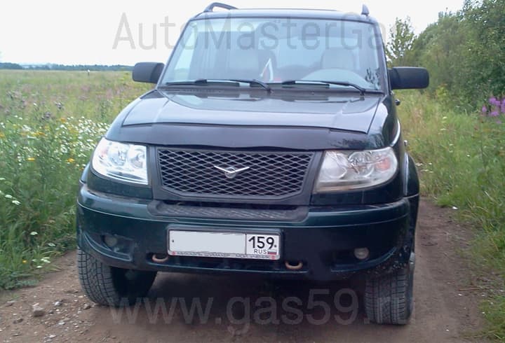 Установка ГБО на УАЗ 3163 (Patriot), ГБО 4 поколения BRC Sequent, с баллонами 2*42 литра