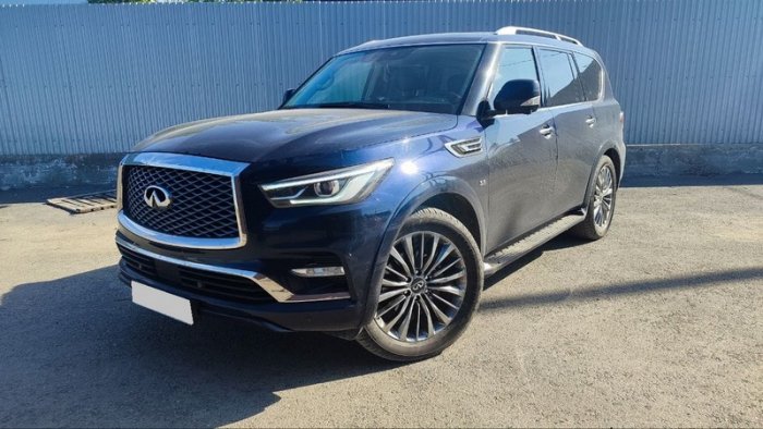 Установка ГБО на Infiniti QX80 2018 г., ГБО 4 поколения, пропан STAG (Польша), двигатель 5.6 л. 8 цилиндров
