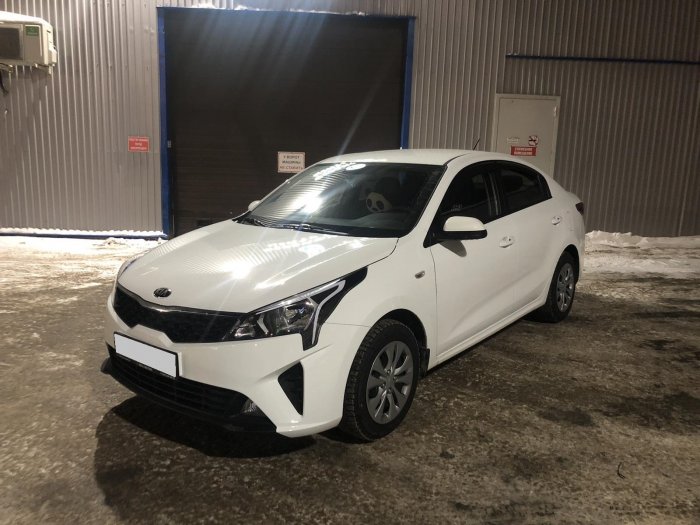 Установка ГБО на Kia Rio 2020г., ГБО 4 поколения, пропан LANDI RENZO (Италия), двигатель 1.6л. 4 цилиндра