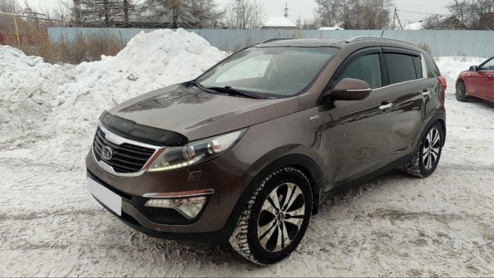 Установка ГБО на Kia Sportage 2011 г., ГБО 4 поколения, пропан EuropeGas (Польша), двигатель 2,0 л. 4 цилиндра