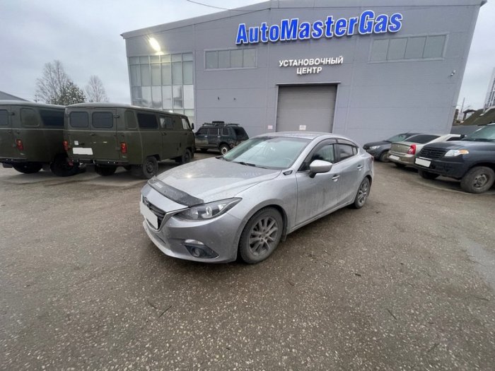 Установка ГБО на Mazda 3 2014 г., ГБО 4 поколения, пропан OMVL (Италия), двигатель 1.6 л. 4 цилиндра