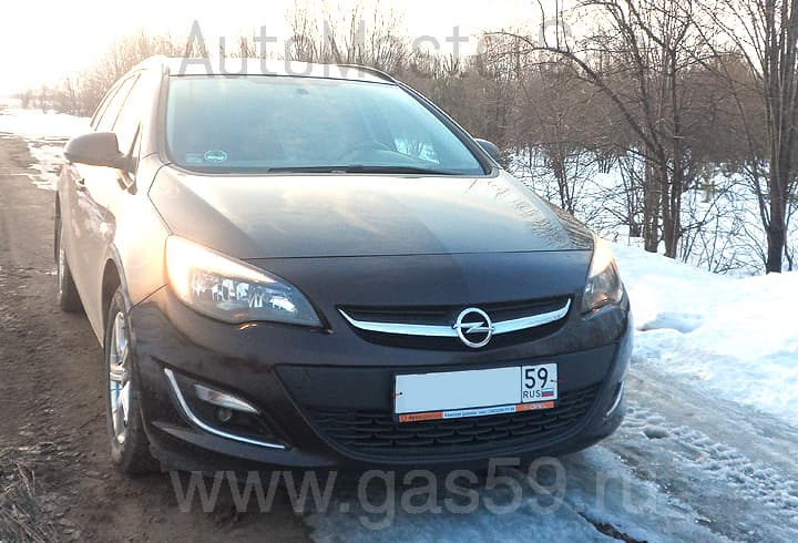 Установка ГБО на Opel Astra Sports Tourer 1.4 T, ГБО 4 поколения BRC S24, с баллоном 53 литра