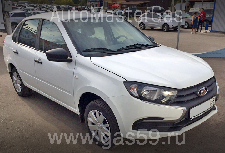 Установка ГБО на Lada Granta 1.6, ГБО 4-го поколения LANDIRENZO (Италия), с тороидальным баллоном на 42 л.