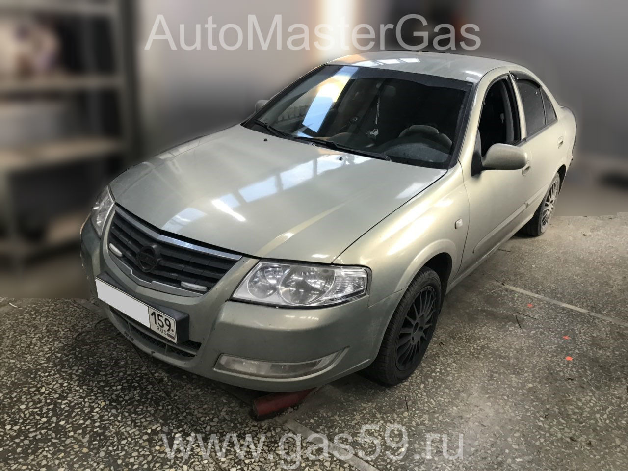 Установка ГБО на Nissan Almera 2010г., ГБО 4 поколения, метан LANDIRENZO (Италия), двигатель 1.6л. 4 цилиндра