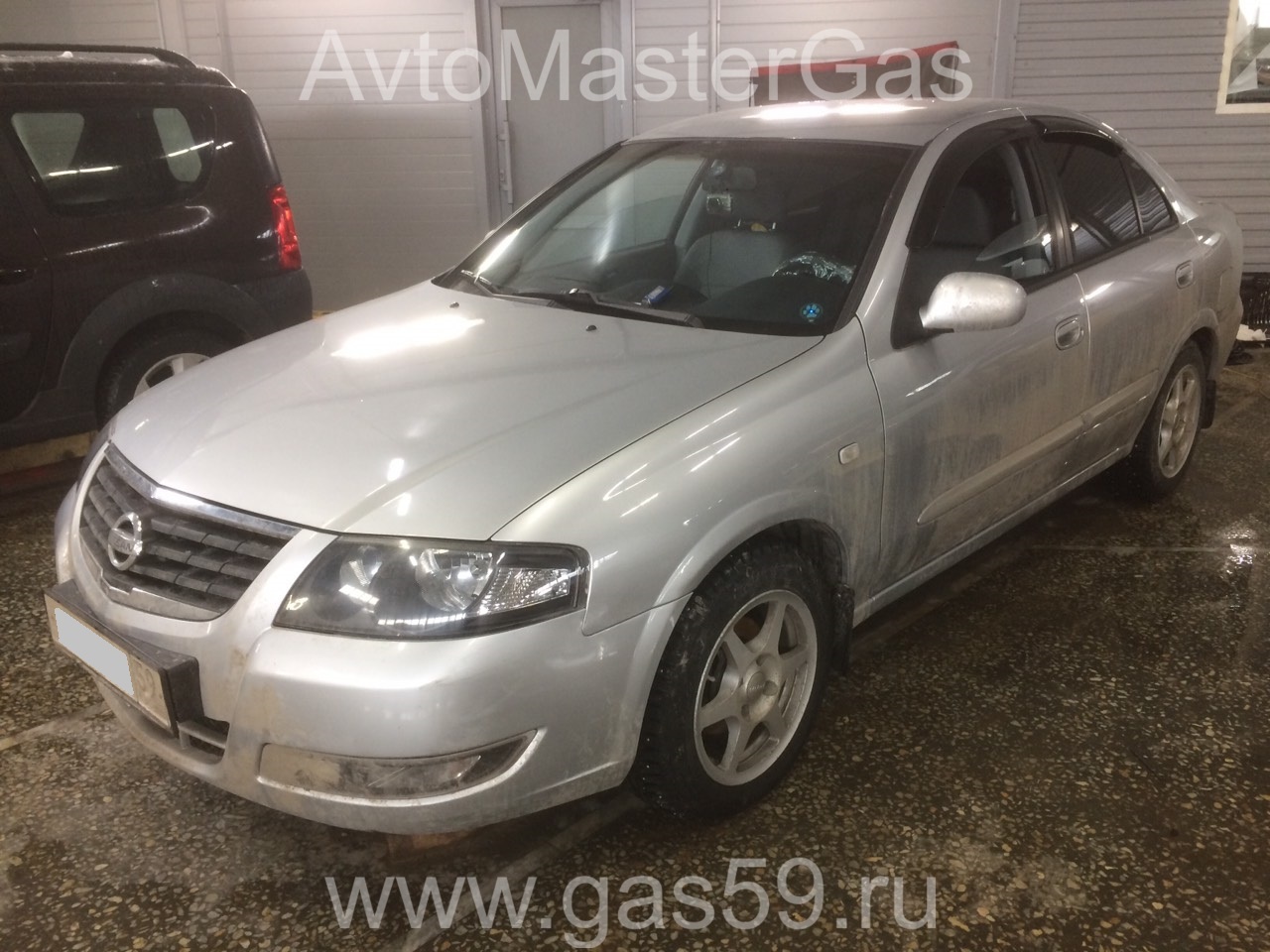 Установка ГБО на Nissan Almera 2010г., ГБО 4 поколения, пропан LANDIRENZO (Италия), двигатель 1.5л. 4 цилиндра