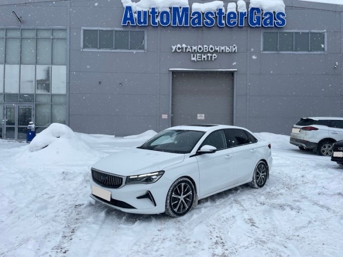 Установка ГБО на Geely Emgrand 2024 г., ГБО 4 поколения, метан EuropeGas (Польша), двигатель 1.5 л. 4 цилиндра