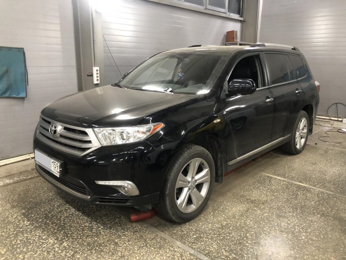 Установка ГБО на Toyota Highlander 2013г., ГБО 4 поколения, метан LANDIRENZO (Италия), двигатель 3.5л. 6 цилиндров