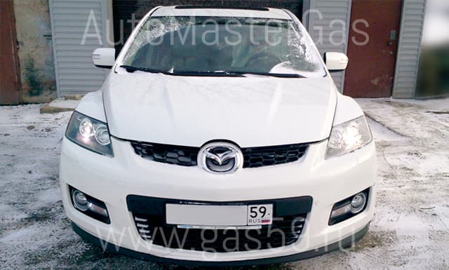 Установка ГБО на Mazda CX-7, ГБО 4 поколения BRS Direct (Италия), баллон 54 л.