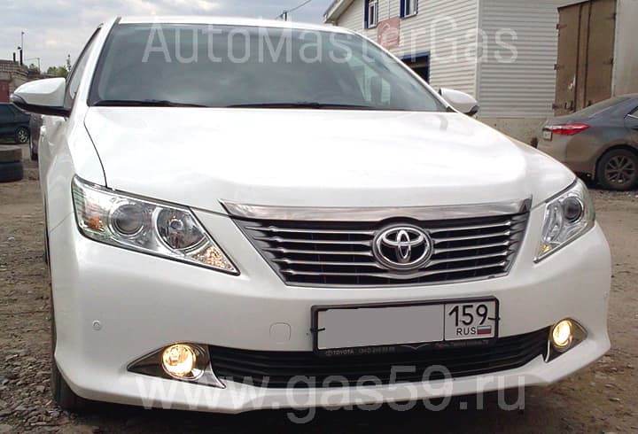 Установка ГБО на Toyota Camry VII 2.0, ГБО 4 поколения BRC Sequent, с баллоном 60 литров