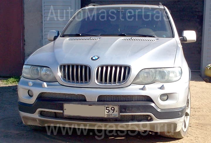 Установка ГБО на BMW X5 48i xDrive (Valvatronic), ГБО 4 поколения BRC P&D, с баллоном 74 литра
