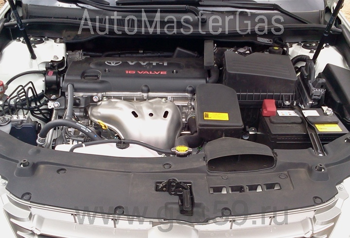 Установка ГБО на Toyota Camry VII 2.0, ГБО 4 поколения BRC Sequent, с баллоном 60 литров