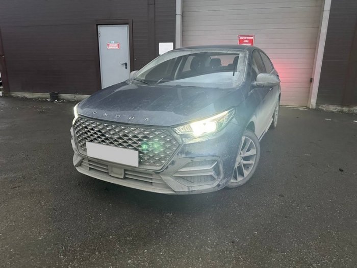 Установка ГБО на OMODA S5 2023 г., ГБО 4 поколения, пропан EuropeGas (Польша), двигатель 1.5 л. 4 цилиндра