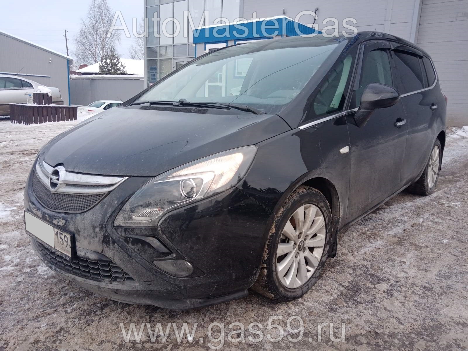 Установка ГБО на Opel Zafira 2012г., ГБО 4 поколения, пропан Электроника 4SAVE (Польша), комплектующие LANDIRENZO (Италия), двигатель 1.8л. 4 цилиндра