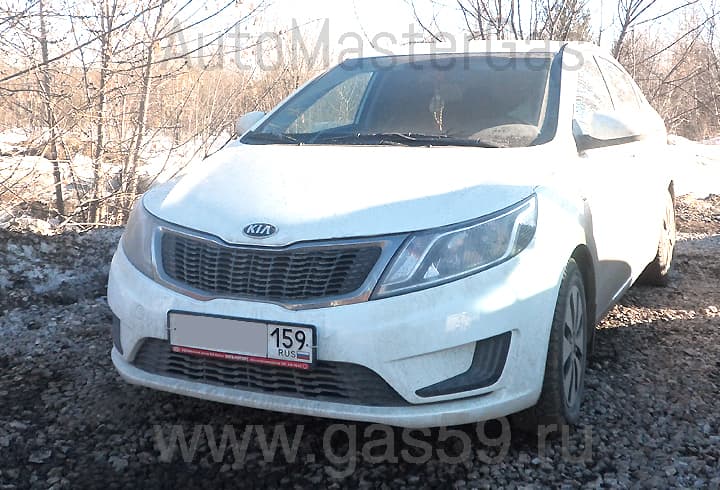 Установка Метанового ГБО на KIA RIO 1.6, ГБО 4 поколения OMVL (Италия), с баллоном 67 литров (ТИП-3)
